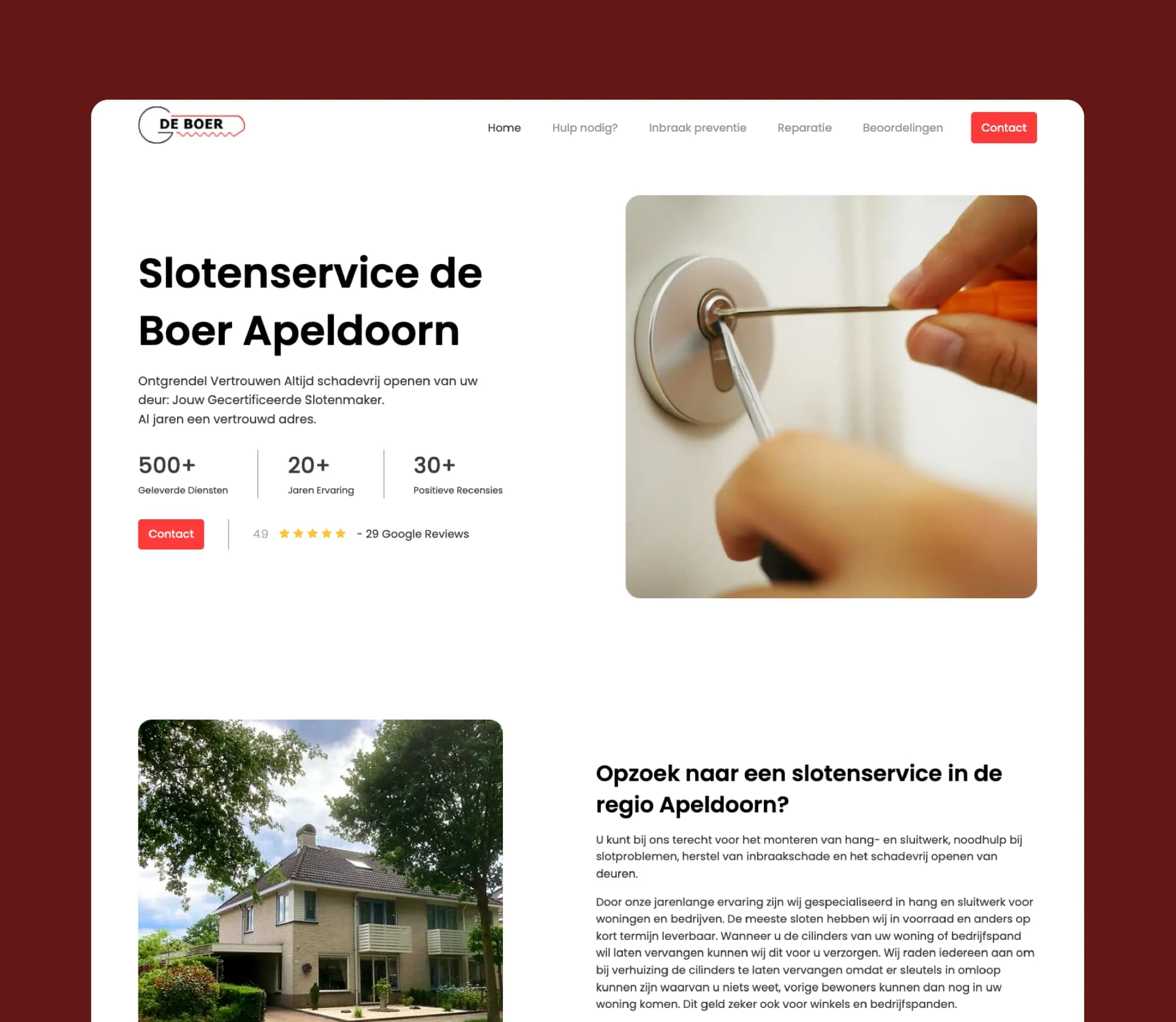 Slotenspecialist apeldoorn website