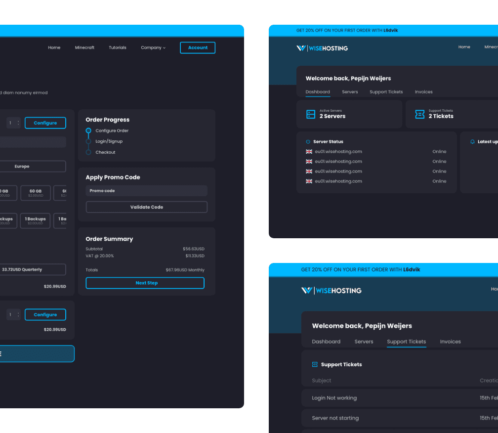 Wisehosting grid