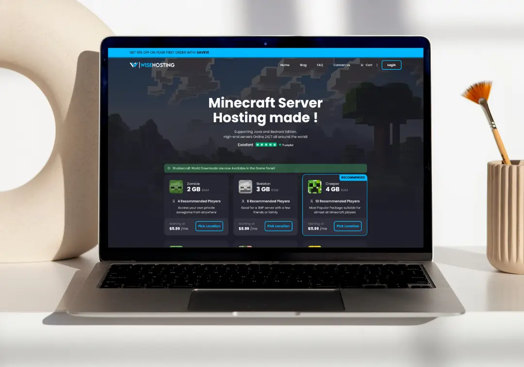 wisehosting banner